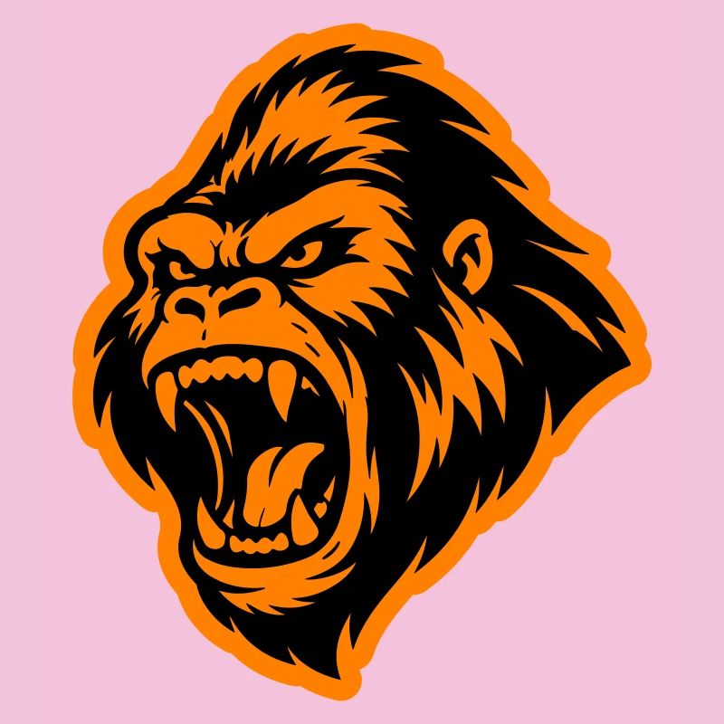 Gorilla Kopf