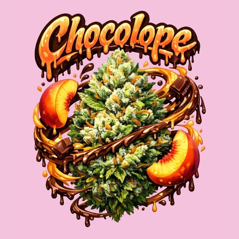 Gravure graffiti Chocolope Peach