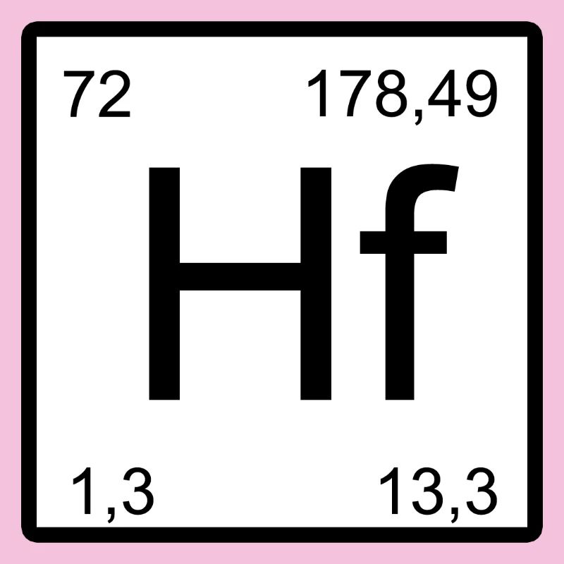 Hafnium Elementtile – Minimal