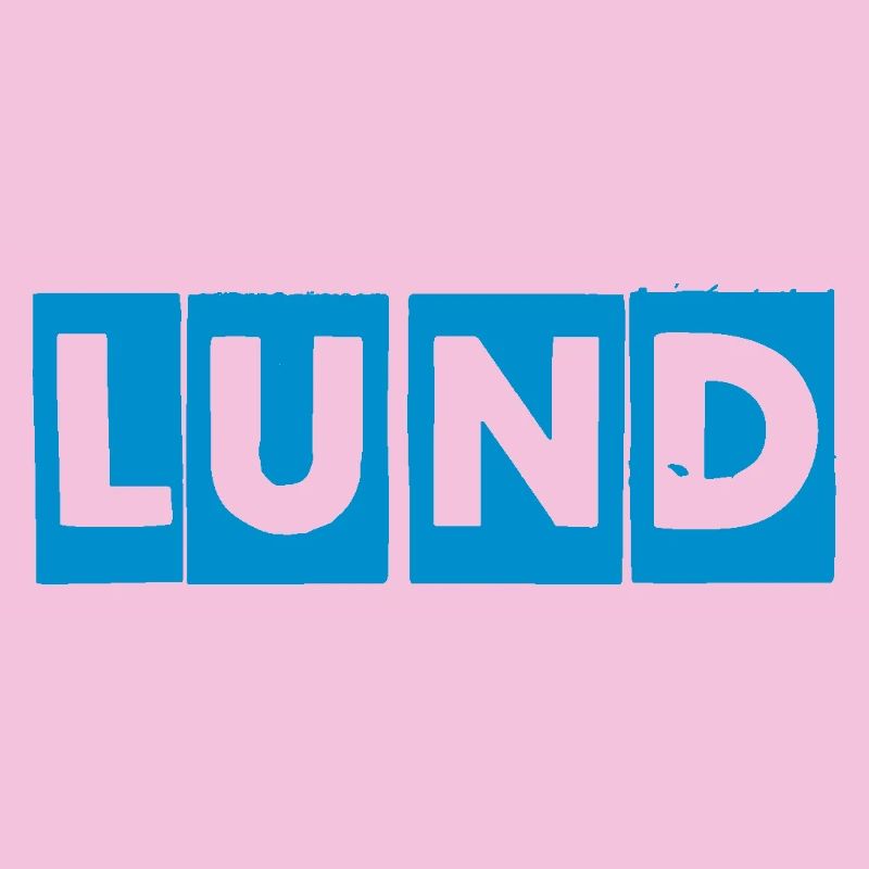 Lund – Blue Text Design