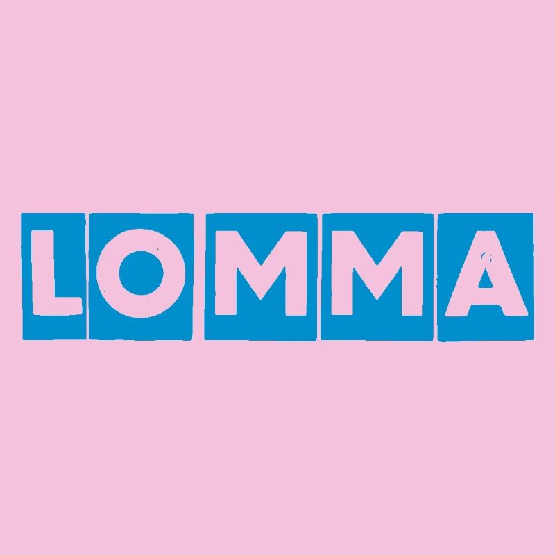 Lomma Blue Block-Design