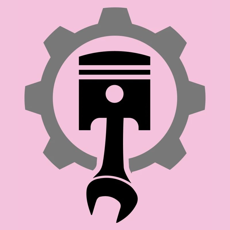 Engine, piston, gear