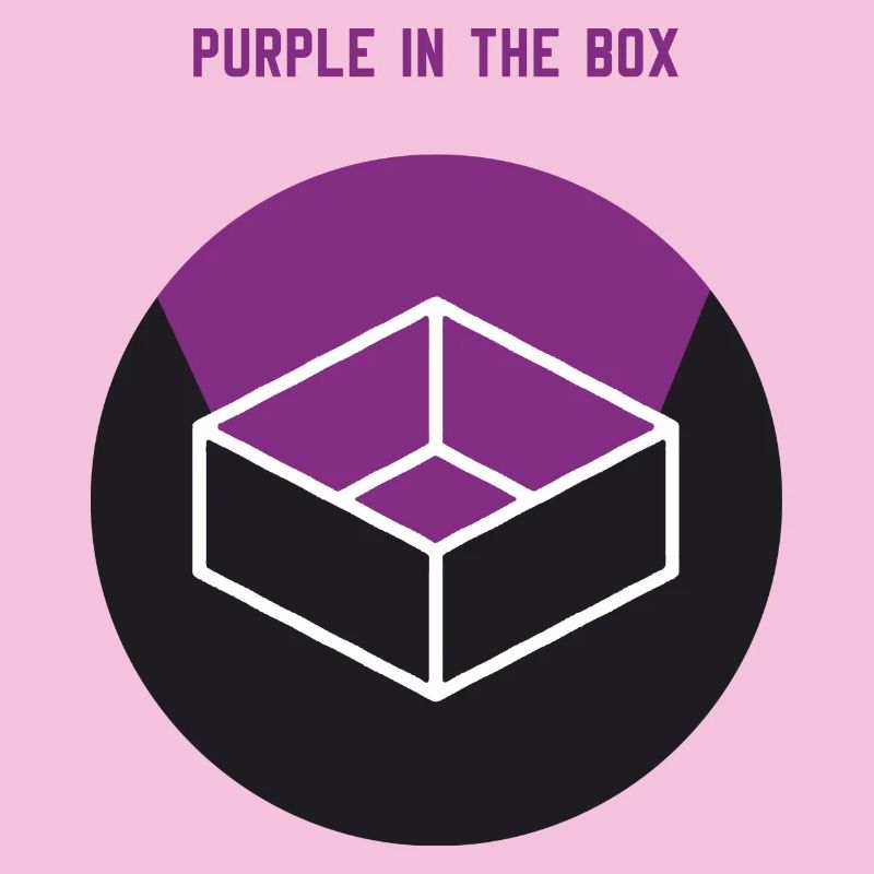 purple in the box