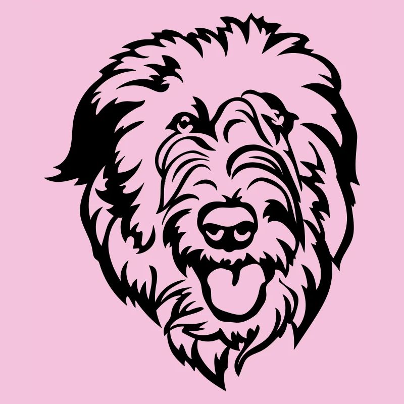 Irish Wolfhound Kopf