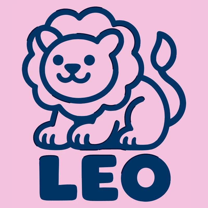 Sternzeichen Löwe Minimalistisch cute