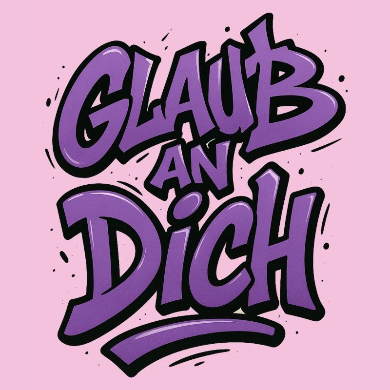 Glaub an Dich Graffiti