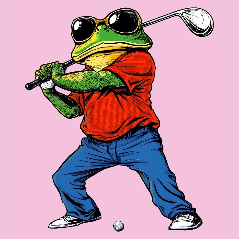 Grenouille golfeuse