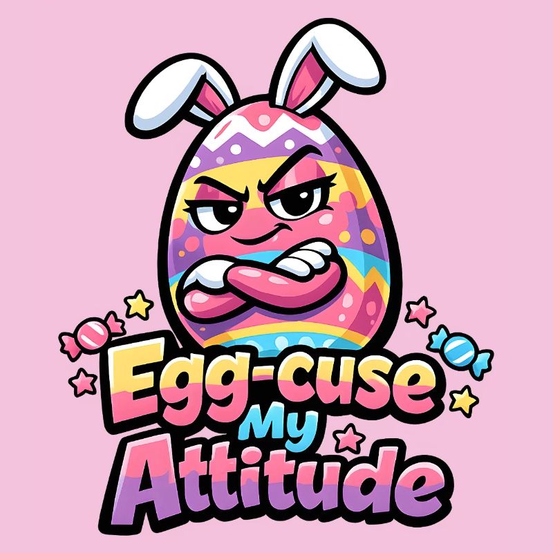 Egg-Cuse My Attitude Ostern