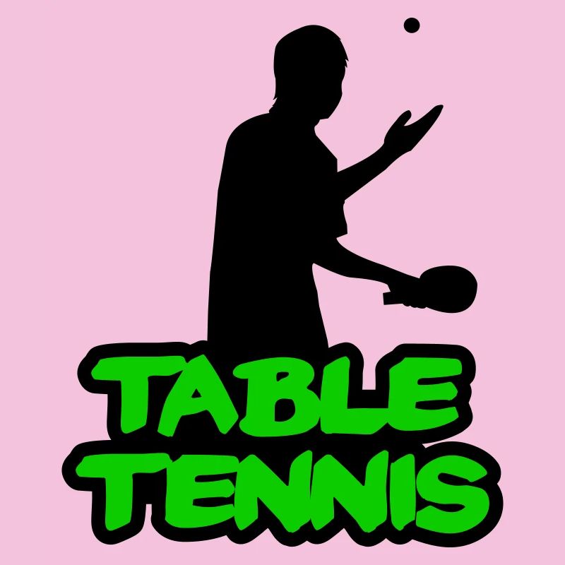Neon Graffiti Table Tennis Lettering