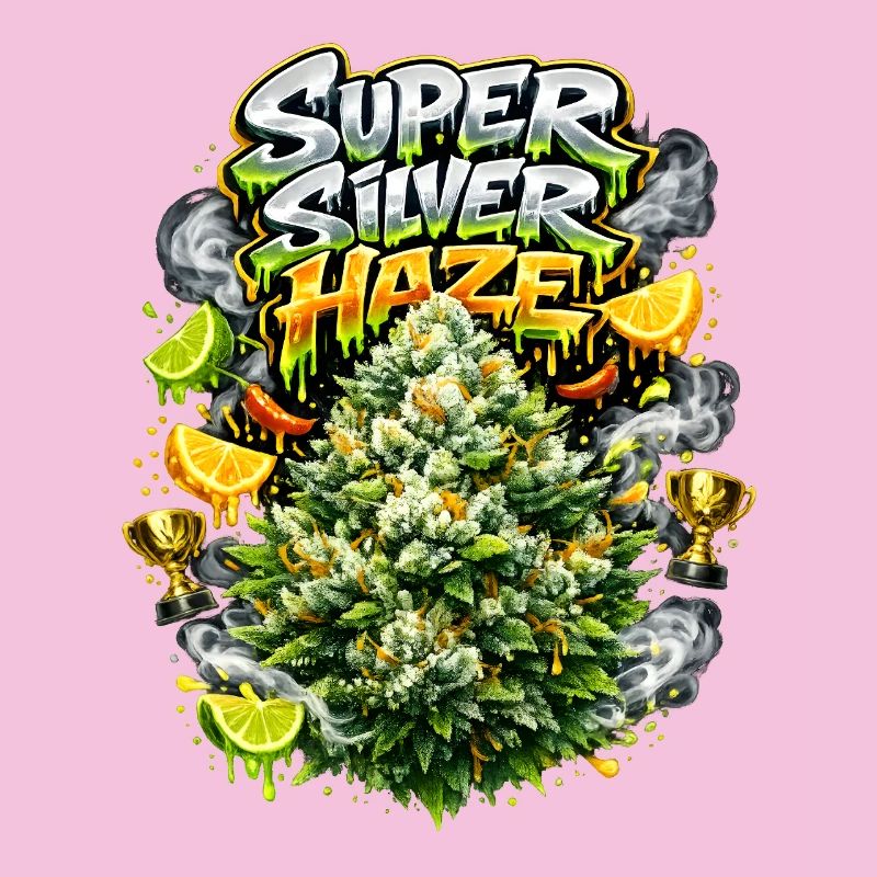 Super Silver Haze Graffiti-Druck