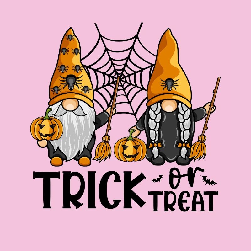 Halloween-Gnome zum Süßes-oder-Saures-Treffen