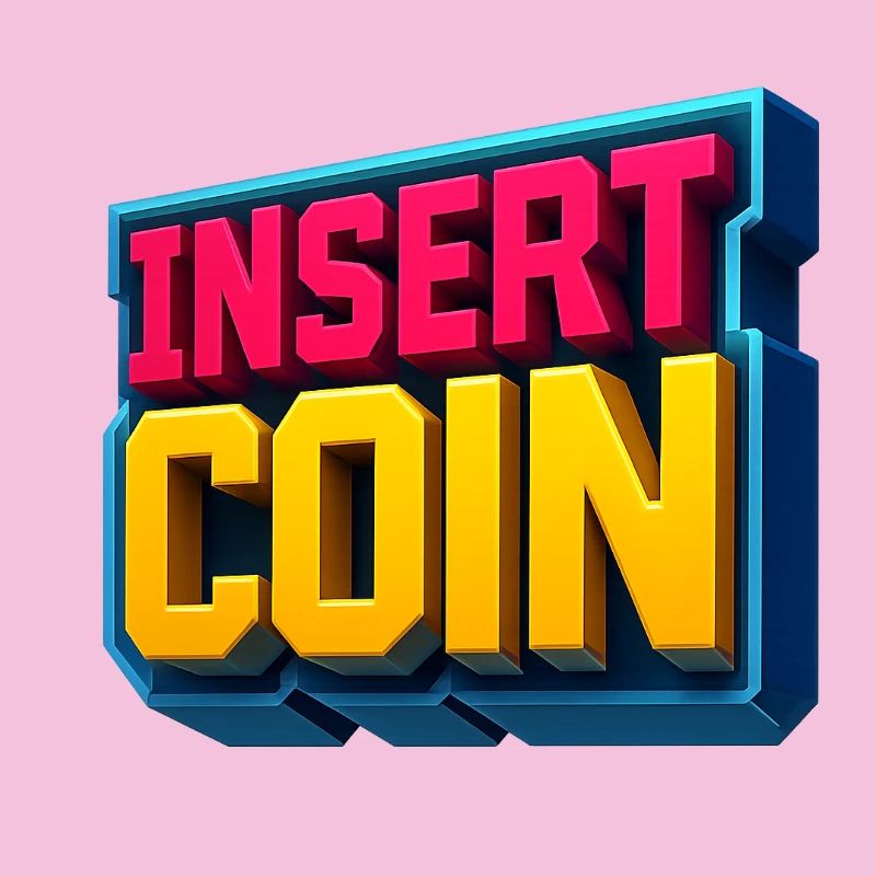 Conception de jeu rétro néon