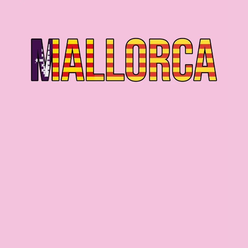Mallorca Stripe Lettering
