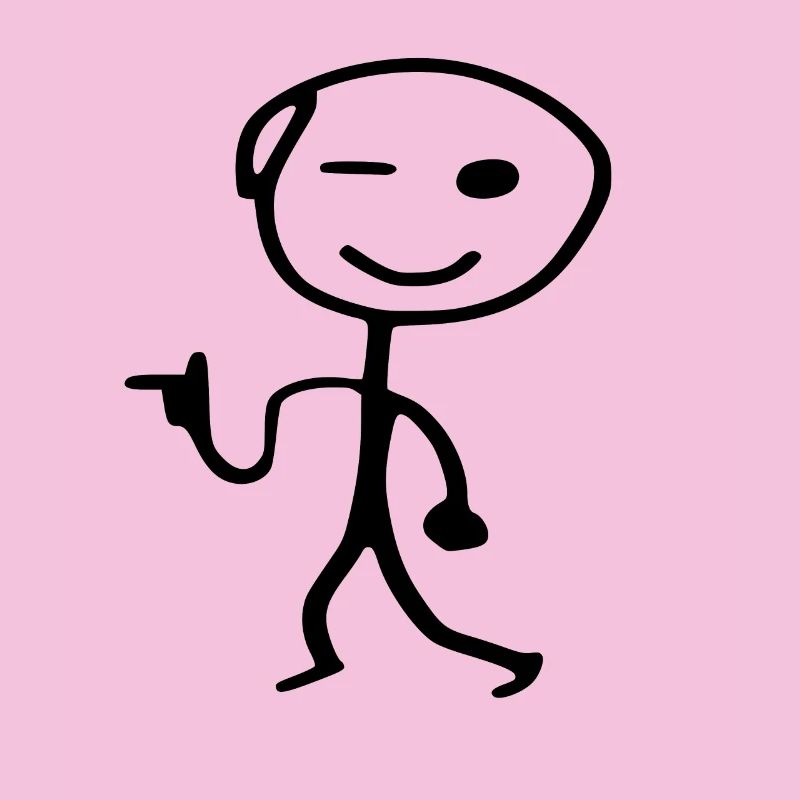 Strichmännchen cool man