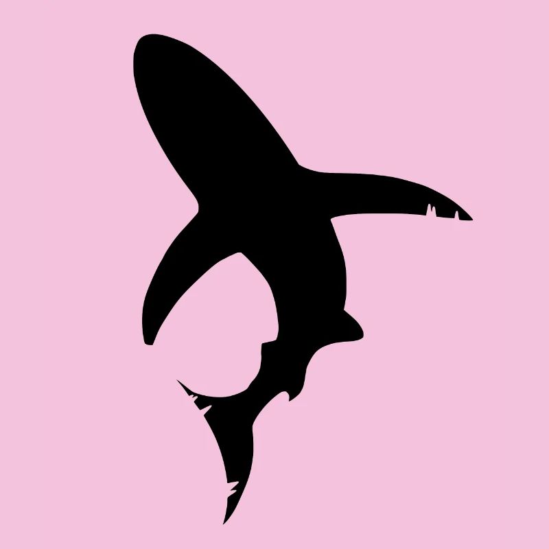 Silhouette de poisson requin