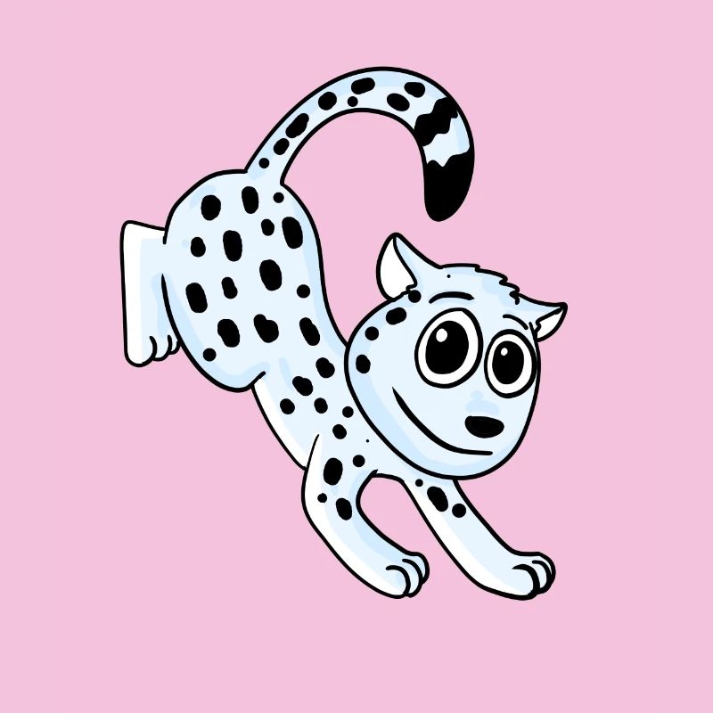 Schneeleopard Leopard