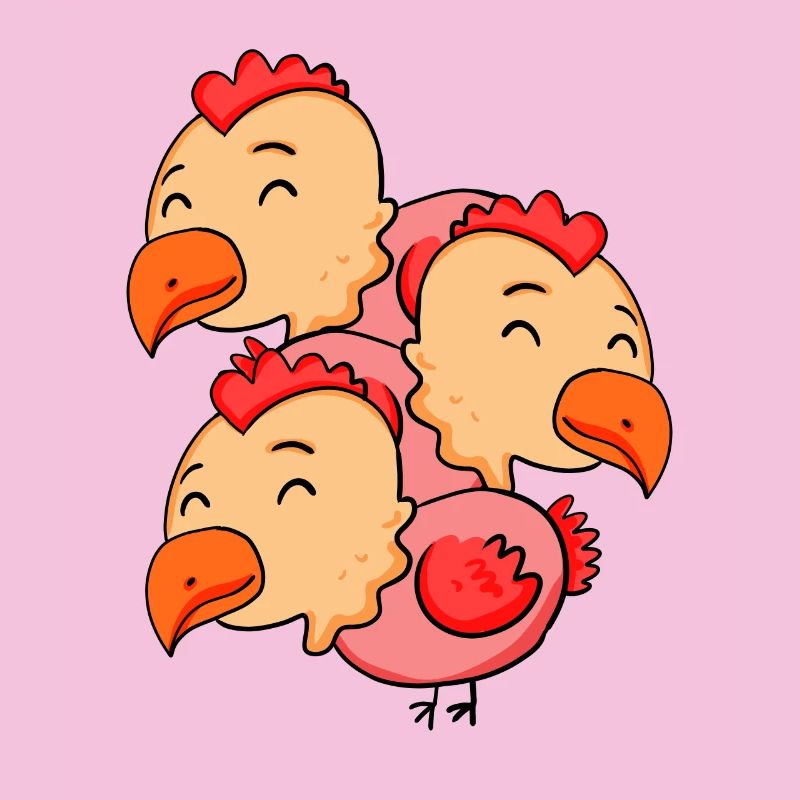 Poulets mignons - Poulet