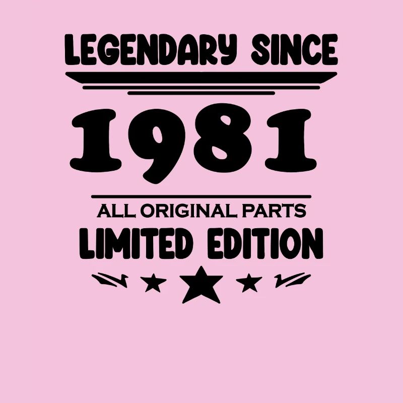 1981 - Né 1981 - Année de construction 1981