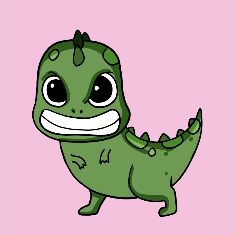 Wütender Dinosaurier