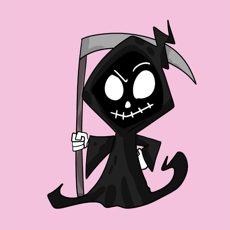 Grim Reaper with Scythe - Halloween