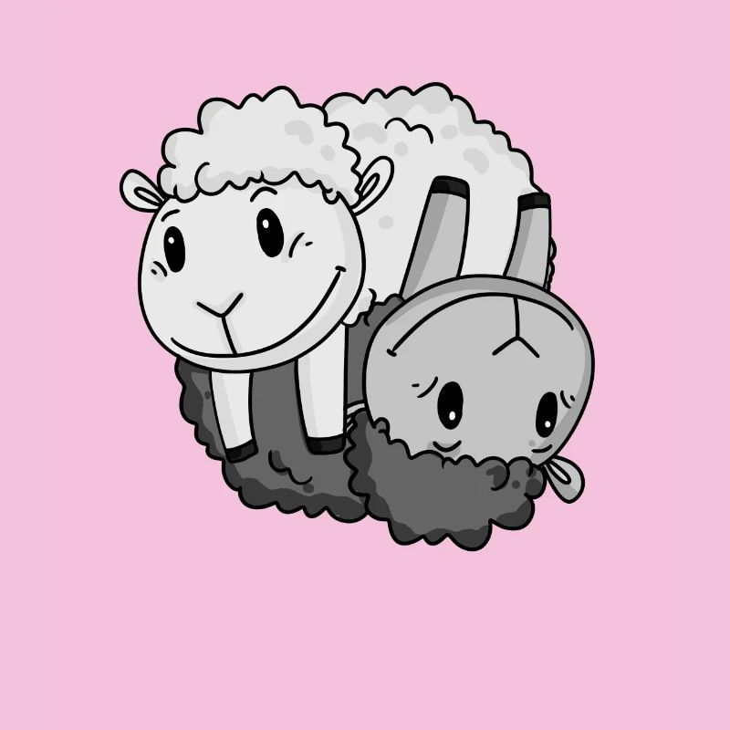 Yin Yang Zeichen Schaf