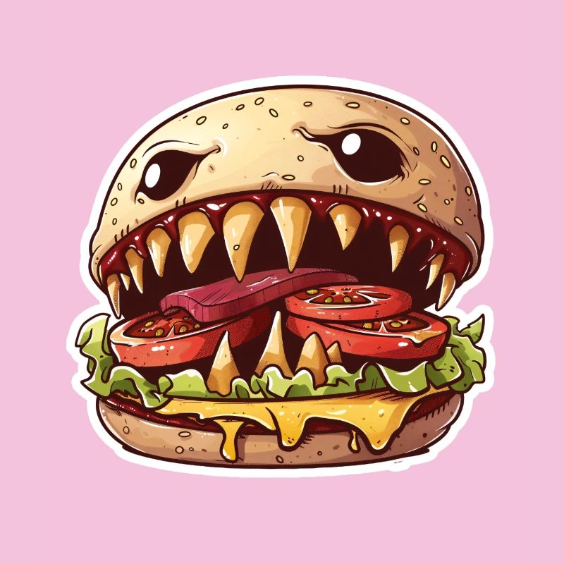 Carnivorous Cheeseburger – Monster Burger