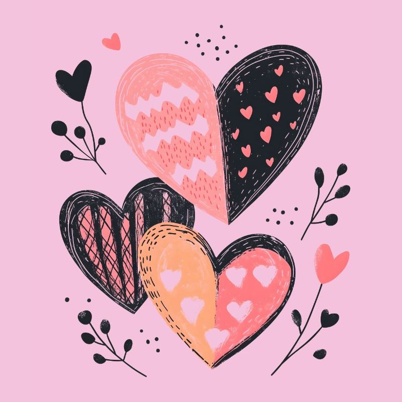 Heart Pattern Heart Pattern Valentine's Day Love Gift