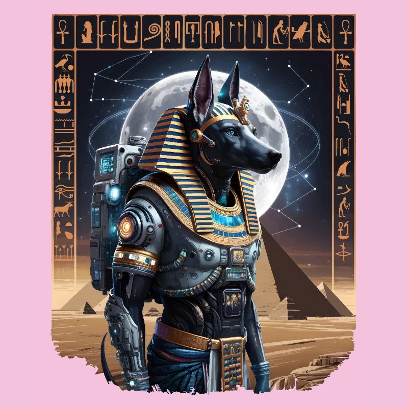 Ancient Anubis Astronaut Sci-Fi Design