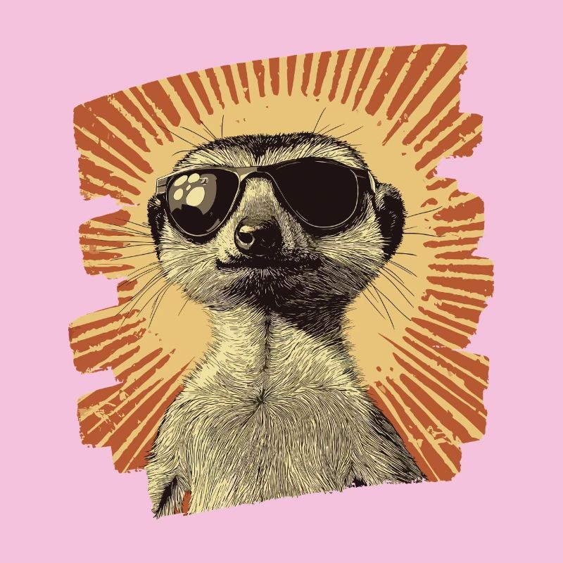 Erdmännchen Retro
