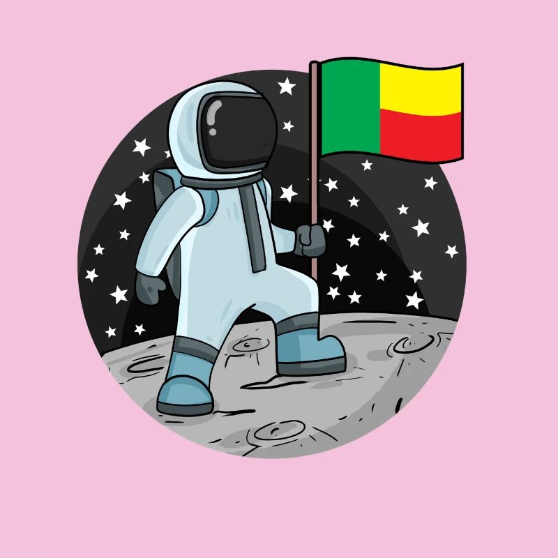 Drapeau astronaute Bénin