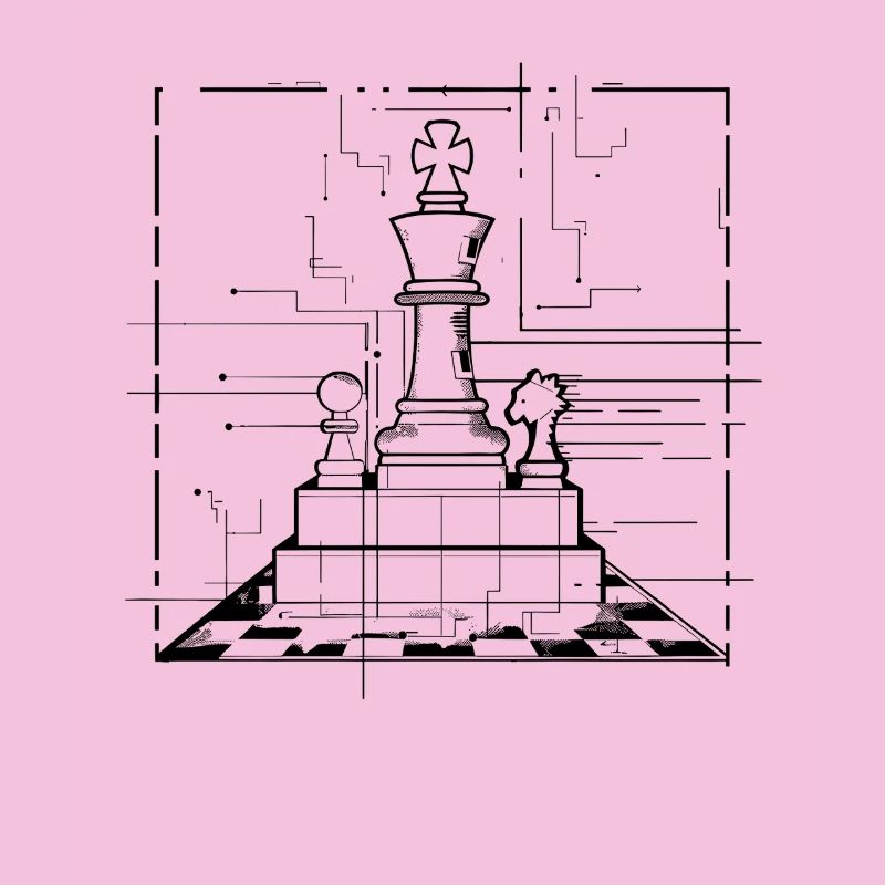 Graphiques de pièces d’échecs