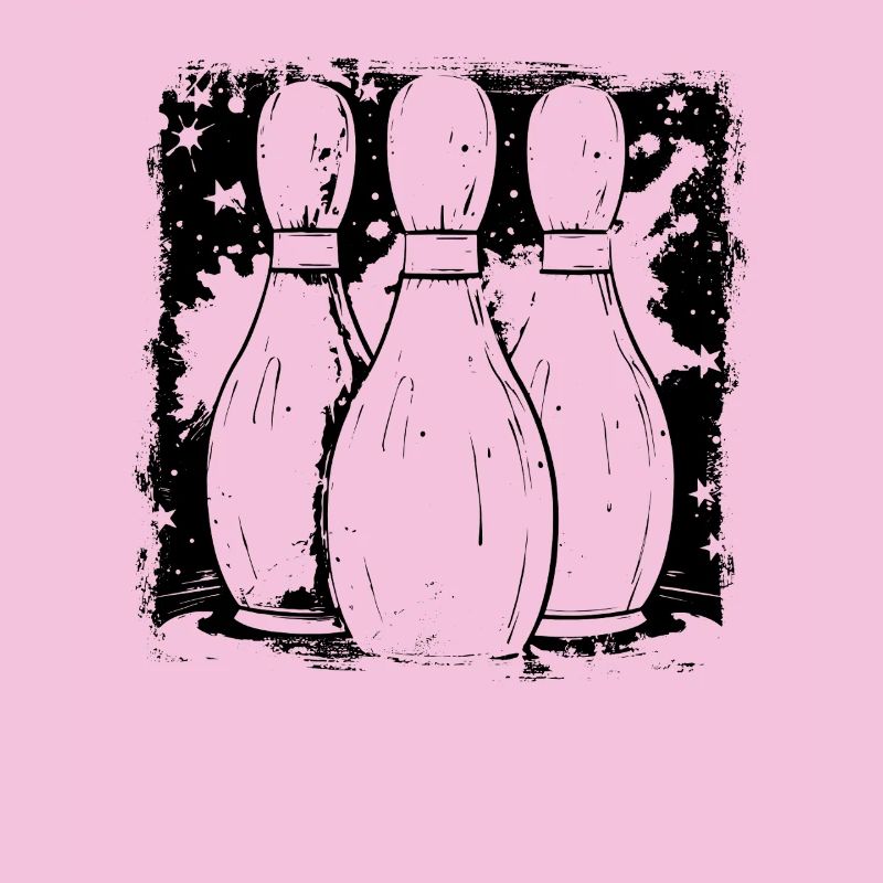 Bowling Pins Drawing