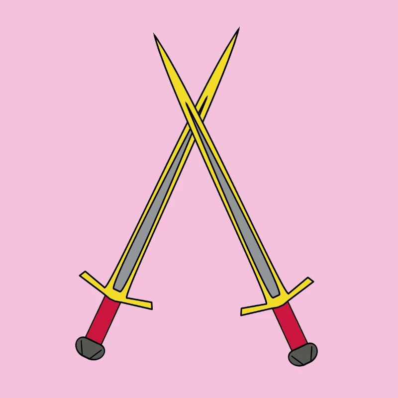 Épée Chevalier Guerrier Médiéval Épées