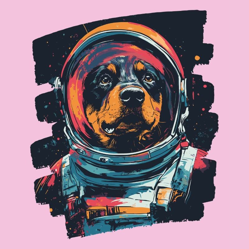 Rottweiler Astronaut