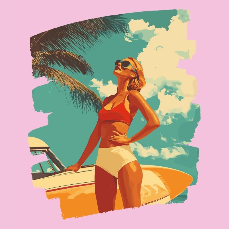 Sommer Sonne Retro