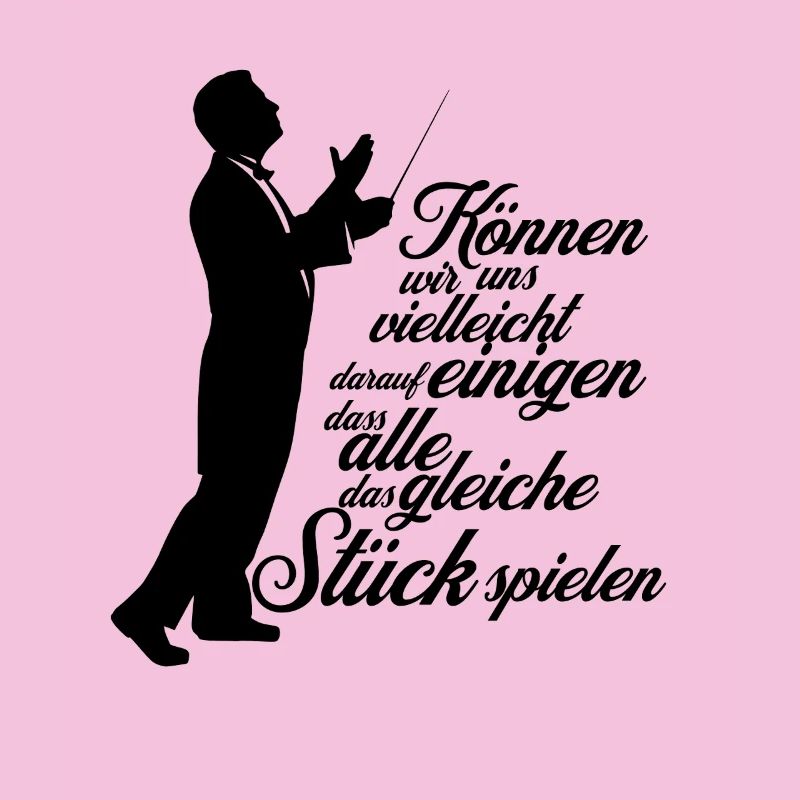 Dirigent Chorleiter - Aufs gleiche Stück einigen