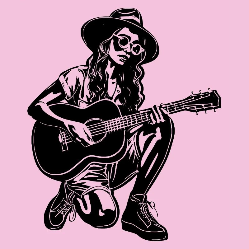 Gitarrist Mädchen