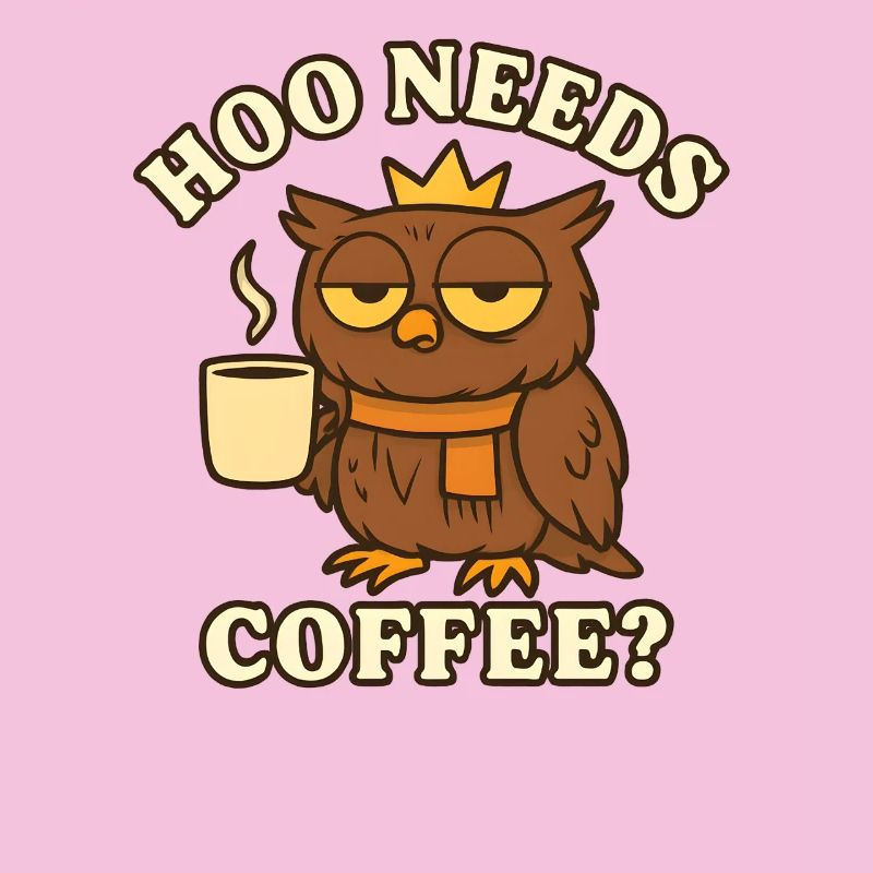  Hoo Needs Coffee? – Lustige Eule