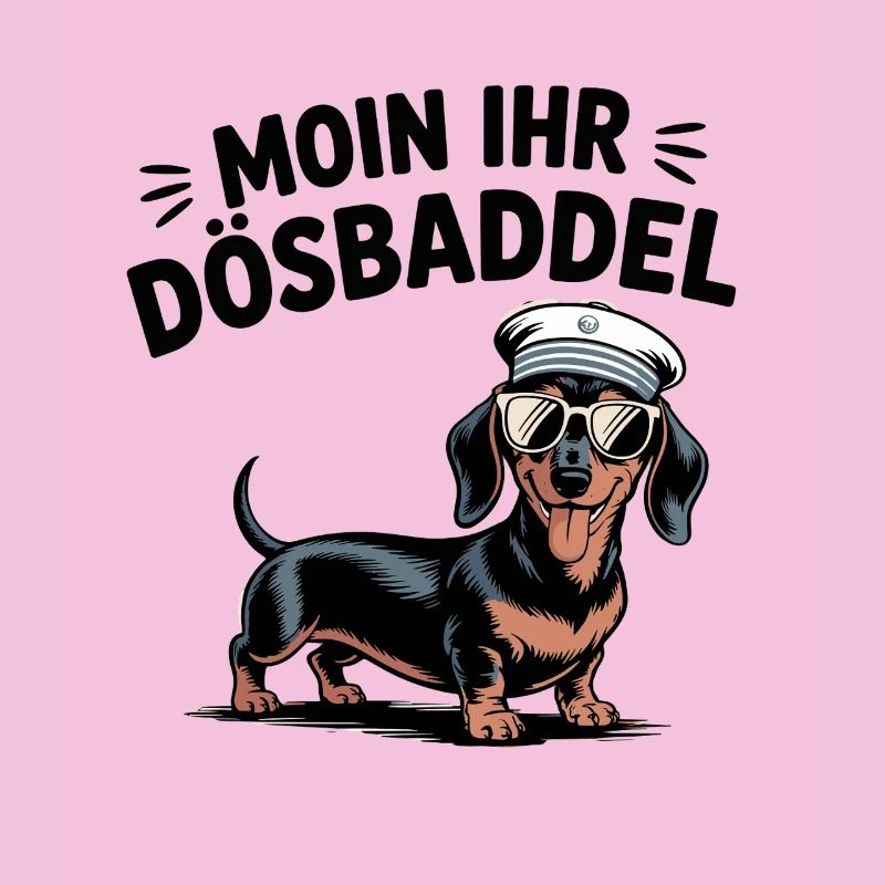  Moin Ihr Dösbaddel Dackel Seemann Spruch