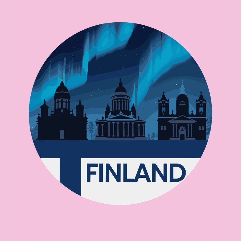 Finnland Aurora Skyline