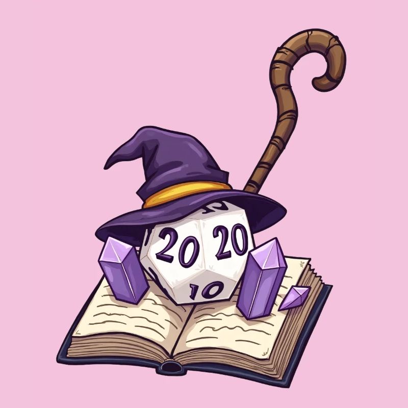 D20 avec Magic Hat sur Magic Book – Fantasy