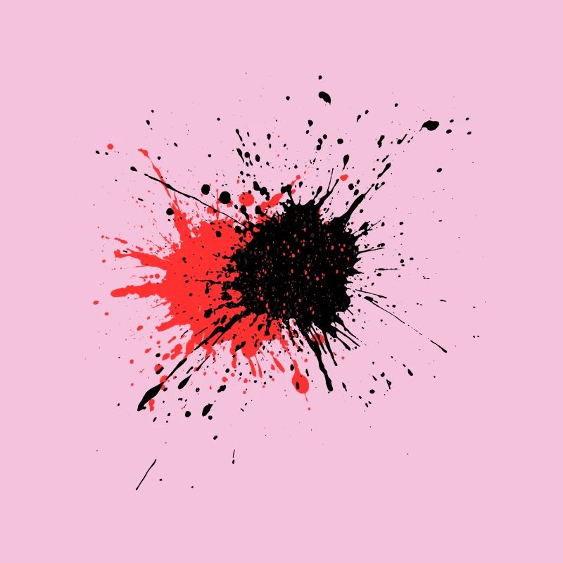 Blutiger Farbschlag Design