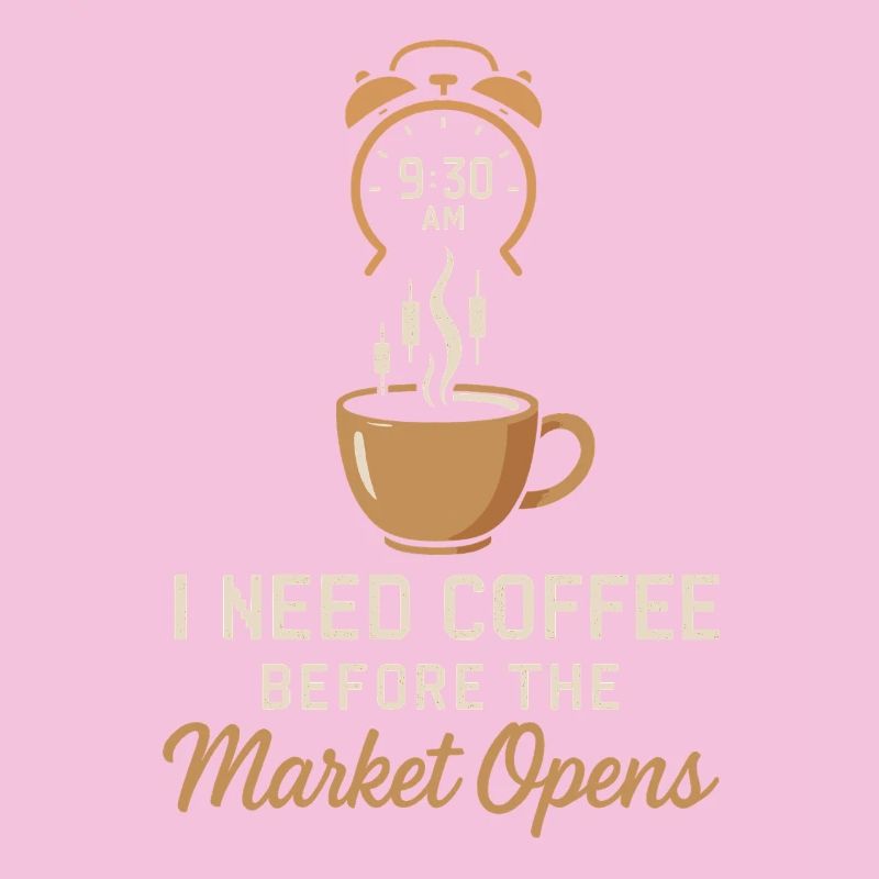 I need coffee before the market opens