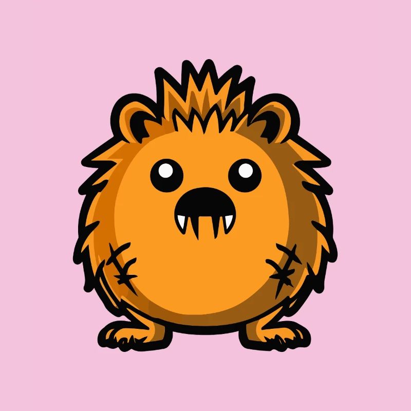 Igel Halloween Comic Lustig