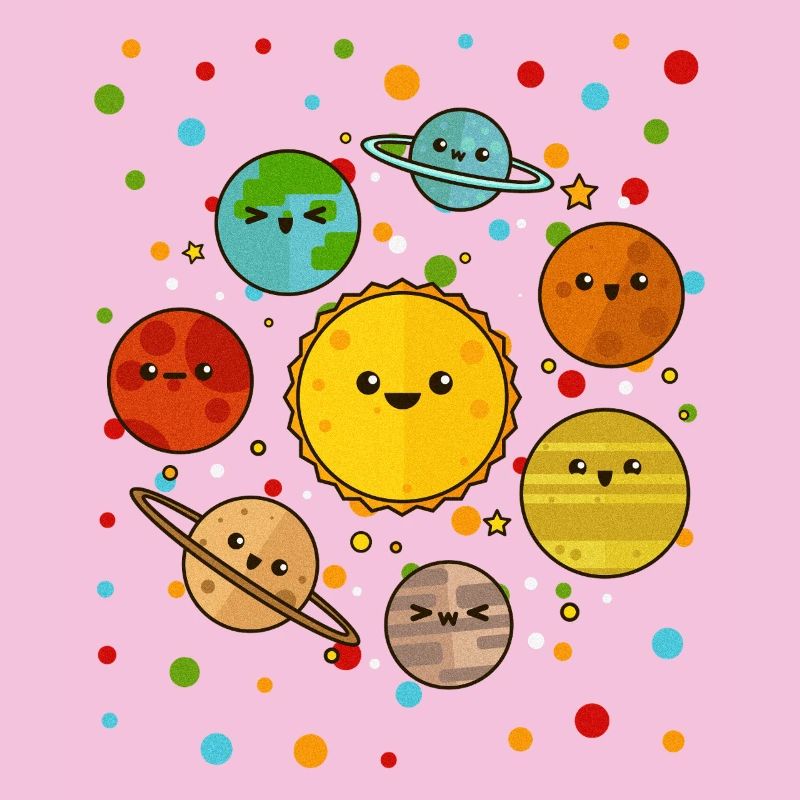 Spotty Solar System Tee