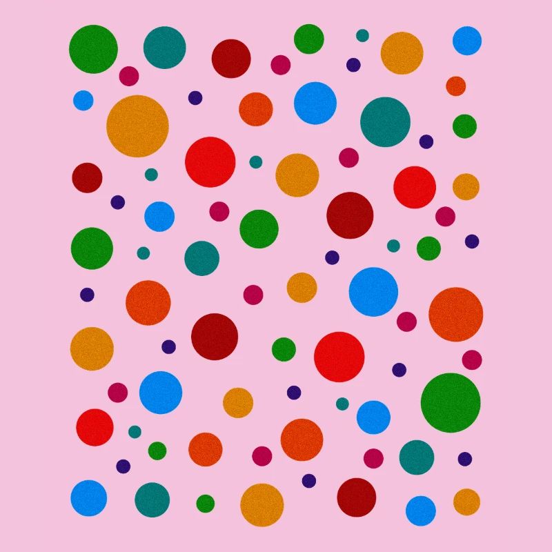 Bold Spotty Dot Colors Tee