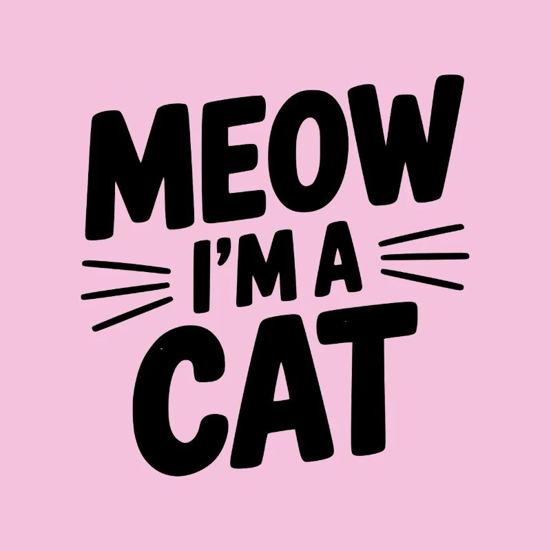 Miau, ich bin eine Katze