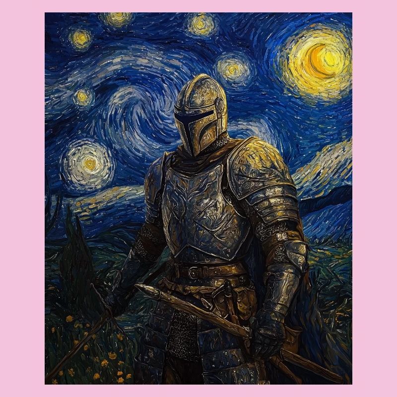 Ritter Van Gogh Style Starry Night