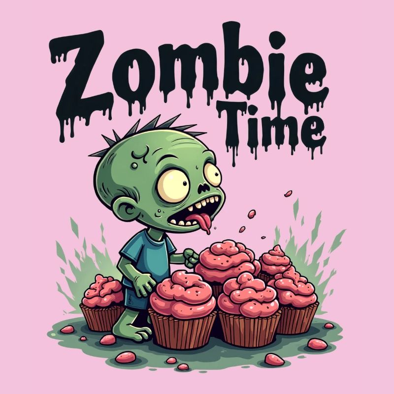 Zombie Time Cupcake Comic