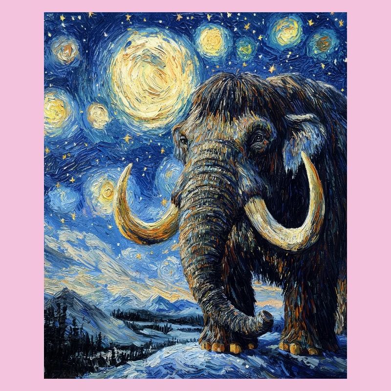 Mammoth Van Gogh Starry Night